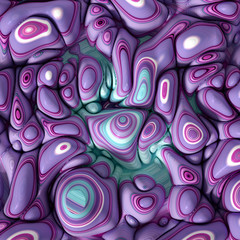 Soft, nice abstract background in bright colors. 3d illustration, 3d rendering.