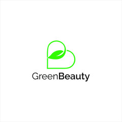 Green beauty spa logo design inspiration