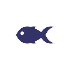 Fish icon vector. Linear style sign for mobile concept and web design. Fish symbol illustration. Pixel vector graphics - Vector.