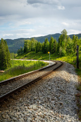 Obraz premium Norwegian railroad