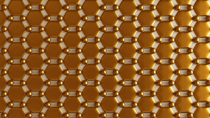 Interior pattern, architectural background. 3d illustration, 3d rendering.