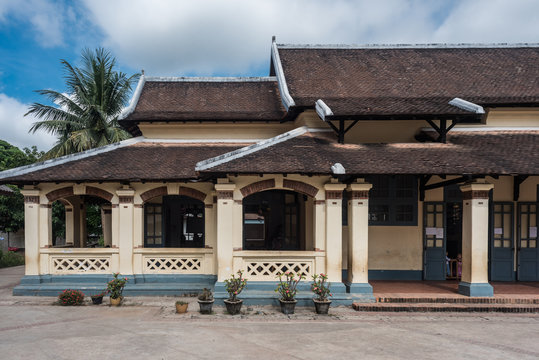 Old typical architecture in Luang Prabang, Unesco world Heritage, Laos 