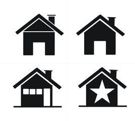 house icon set