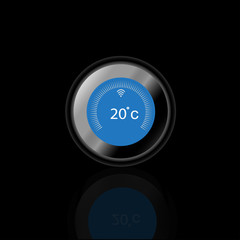 BLACK + BLUE + Shadow THERMOSTAT