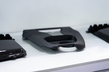 Plastic and rubber parts of automotive manufacturing by high precision mold injection in the factory
