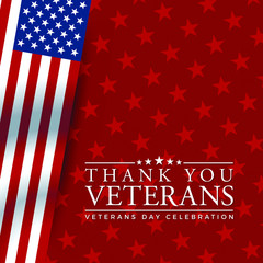 Modern Veterans Day Celebration Background Header Banner Blue and Red Color For Personal and all Business Company with High end Look