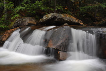 Fototapeta na wymiar Grafton Notch State Park Waterfall - Bethel, Maine