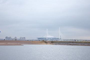 Seascape on the outskirts of the city