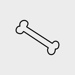 Bone icon. EPS vector file.