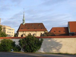 Obraz premium panorama of Prague in summer from afar