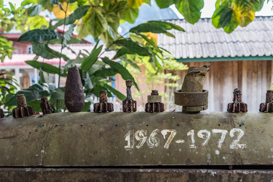 UXO in Laos, "war time souvenirs'.. 