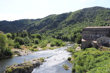 Fototapeta na wymiar Rivière d'Ardèche 