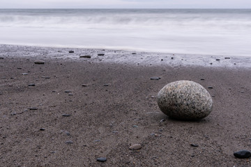 Smooth Boulder on Edge of Pacific