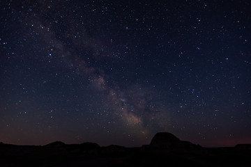 Fototapeta na wymiar Stars Above Theodore Roosevelt National Park