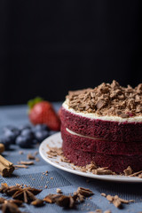 piece of chocolate cake