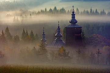 Cerkiew w Leszcynach - obrazy, fototapety, plakaty