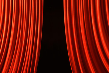 the curtain opens the show must go on