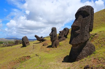 Osterinsel Chile Moai