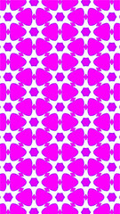 Ornate geometric pattern and abstract colored background