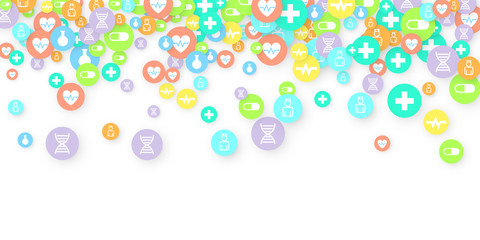 Pharmacy Background. Clinic Backdrop.