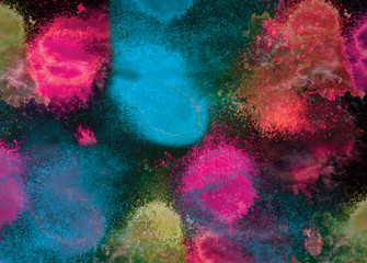 unusual colorful abstract texture background-watercolor spots.