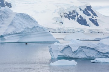 paysage froid et glacé