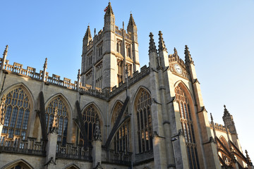 Fototapeta na wymiar Cathédrale de Bath, Angleterre
