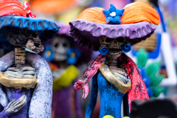Naklejka premium Dia de muertos, fiestas y tradiciones de Mexico.