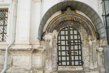 Church door in Moscow.