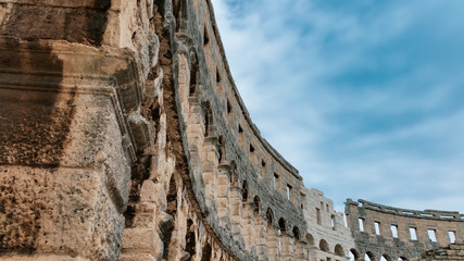 Obraz premium Pula Arena, an amphitheatre located in Pula, Croatia.