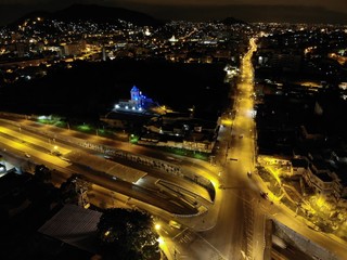 Fototapeta na wymiar Madureira, Cidade a noite