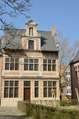 Historic building at Leuven Beguinage, Belgium