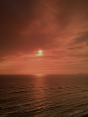 Fototapeta na wymiar Sunset Lima peru