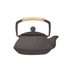  Teapot and a mug, vector illustration