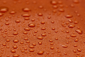 water drops on glass