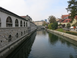 canal with water in Slovenia