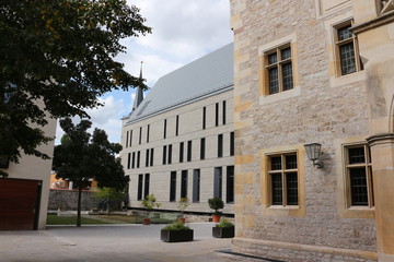 Blick auf das evangelische Augusteinerkloster im Zentrum von Erfurt, der Landeshauptstadt von...