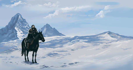 Einsamer Reiter 01 - Farbschema 02 © ElConsigliere