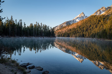 Misty Lake at Dawn