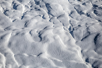 Glacial and rocky plains around Mont Blanc