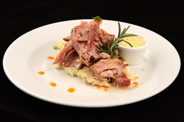 meat with vegetables