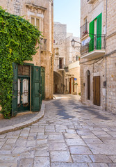 Scenic sight in Giovinazzo, town in the province of Bari, Puglia (Apulia), southern Italy.