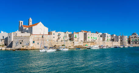 The beautiful waterfront of Giovinazzo, town in the province of Bari, Puglia (Apulia), southern Italy.