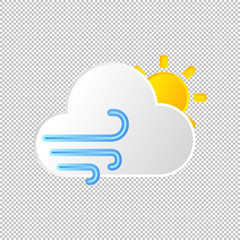 Isolated weather icon. Vector Illustration