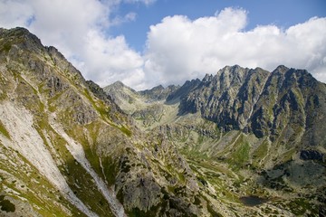 View from Predne Solisko High Tatras national park, Slovakia