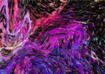 Colorful oil painting abstract art texture with brush strokes. Vintage Style background with space for text. Good for banner, design work and advertising or commercial. Can be printed in very big size