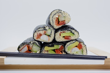 Ketogenic Sushi. without rice. With cauliflower.