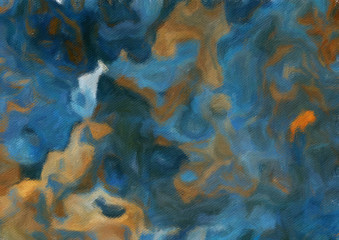 Colorful oil painting abstract art texture with brush strokes. Vintage Style background with space for text. Good for banner, design work and advertising or commercial. Can be printed in very big size