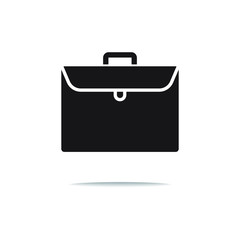 briefcase icon isolated on white background. vector illustration