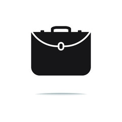 briefcase icon isolated on white background. vector illustration